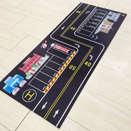 【警察消防局 車車墊 】模型車地墊 玩具車墊 1:64遊戲墊