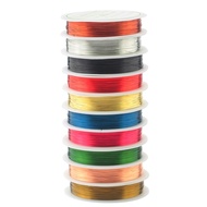 0.3mm/0.4mm Multicolor Copper Wire Beading Wire Beading Thread Jewelry Cord