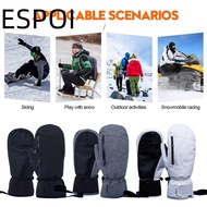 ESPOI Men Women Winter Glove  Touch Screen Gloves Washable Warm Hand Thermal Thick Snow Glove