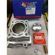 NLK RACING LC135 / Y15ZR BLOCK RACING WITH FORGED 60MM+2MM (DOME2.5) NLK SET