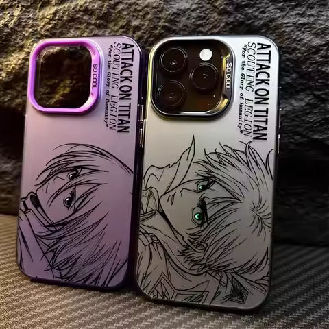 ATTACK ON TITAN MIKASA EREN YEAGER Couple Case for Xiaomi POCO X7 X6 X5 X3 F6 F5 M6 Pro F8 F7 Ultra 