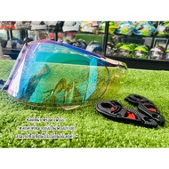 ตัวล็อคชิลด์ หมวกกันน็อค RIDER VORTEX 💚