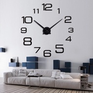 Jam Dinding 3D DIY Angka Latin Besar - Jam Dinding Raksasa - Jam Dinding DIY - Giant Clock - Jam Din