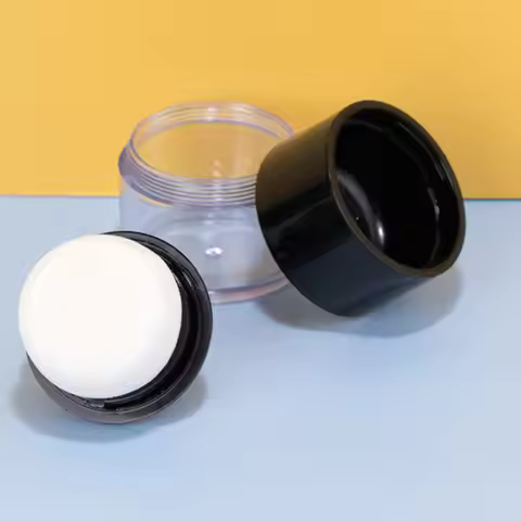 4pcs Loose Powder Box Lightweight Durable Travel Easy Use Containers Beauty Salon Home Cosmetics Poc