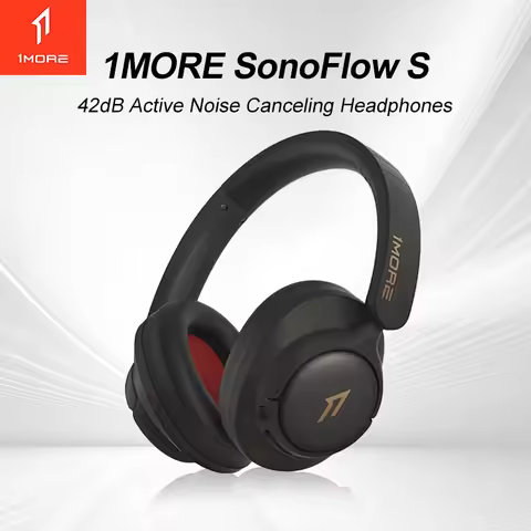 1MORE SonoFlow S Active Noise Canceling Wireless Headphones 42dB ANC Bluetooth Headsets Hi-Res Audio
