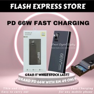 66w Power Bank 10000mAh Super Fast Charge Powerbank USB Type C PD Qucik Charge Support any mobile ph