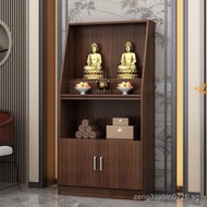 Shrine Buddha Shrine Buddha Cabinet Altar Altar Clothes Closet Statue Cabinet with Door Home Wall-Mo