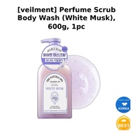 [veilment] Perfume Scrub Body Wash (White Musk), 600g, 1pc / Korean Body Wash / Exfoliating Scrub by