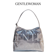 Gentlewoman Buckle Hobo Bag:Sliver กระเป๋าโฮโบ Casual Letter Bag แฟชั่น กระเป๋าสตรี กระเป๋าถือ สะพาย