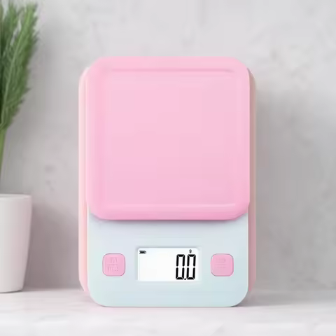Cute Style Kitchen Scale,pink/blue Optional,portable Household Food Scale for Baking, Cake,food Weig