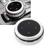 1Pcs Auto Control Knob Trim Multi-Media Cover 5 Buttons For BMW 1 2 3 4 5 6 7 Series X1 X3 X4 X5 X6 