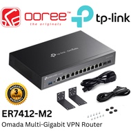 TP-LINK ER7412-M2 OMADA MULTI-GIGABIT VPN ROUTER WITH QUAD-CORE @2.0GHZ CPU, TWO 2.5G PORTS & MULTI-