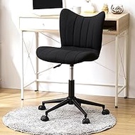 Do SSPC-BK Slim Support Chair, Compact but Relaxable Desk Chair, Mesh, Smooth Curve, Posture, Office