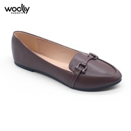 Woolly Priscilla Brown Flats Shoe