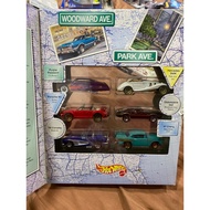 Hot Wheels Cruisin America Mercedes 540K, Purple Passion, Oldsmobile 442, Porsche 911, 57 Chevy & 58
