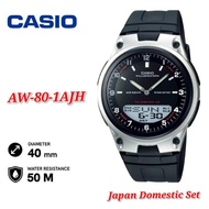 (Japan Domestic Set) Casio AW-80-1AJH Youth Analog-Digital 10-year battery life Resin Strap Watch - 