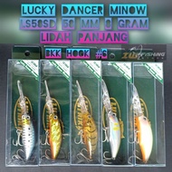 LURE LUCKY DANCER MINOW FLOATING LS58SD 58 MM 8 GRAM LONG TONGUE