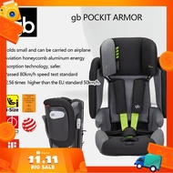 gb POCKIT ARMOR Ultra-compact car seat, designed for children from 9 months to 12 years, foldable hi