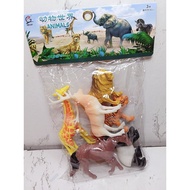 Bag of 6 wild animals toys for children