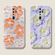 DMY case flower oppo A9 A5 A74 A95 A93 A92 A52 A72 F11 F9 R15 R17 R9S plus Find X2 X3 X5 pro soft silicone cover shockproof