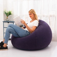 Large Inflatable Sofa Chair Bean Bag Flocking PVC Garden Lounge Beanbag Outdoor Furniture Camping Ba