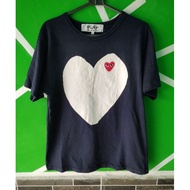 Play cdg big logo T-shirt, second hand, original thrift