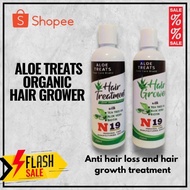 in stock ALOE TREATS HAIR GROWER/ ALOE VERA / TEA TREE OIL/ BIOTIN/ conditioner/ SHAMPOO/ Treatment 