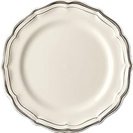 GIEN 1692B6AB Fillet Taupe Dessert Plate, Diameter 9.1 x H 1.0 inches (23.2 x 2.5 cm)