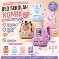 【CAPYBARA 33CM】CP25 Capybara Beg Japan Fashion Beg Sekolah Capybara Beg Belakang Beg galas Backpack 
