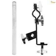 TER Cowbell Clamp Adjustable Cowbell Mount for Hoop Up or Down Adjustment Cowbell
