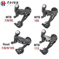 CHINK Road Rear Derailleur, Steel Durable MTB Bicycle Shifter, Creative 7/8/9/10/11 Speed Universal 