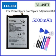 แบตเตอรี่ Tecno Spark 5 Air / Spark 5 / Spark 5 Pro KE5 tKD7h 5 Pro KD7 (BL-49FT) แบต Tecno Spark 5