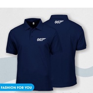 Polo shirt 007 / james bond 007 collar t-shirt