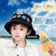 Kids Hat Fisherman Hats Bucket Cap Boys Girls Sun Hat Protection Sunshade Topi Budak Beach Topi Pant