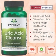 Viên uống Uric Acid Cleanse Swanson 60 viên hỗ trợ thải Uric Acid ngăn ngừa cải thiện Gout
