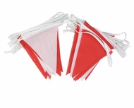 bendera kain merah putih segitiga / bendera merah putih HUT RI / bendera dirgahayu RI / bendera segi