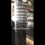 KAWAT LOKET / WIREMESH GALVANIS KOTAK 100 X 100 MM X LEBAR 180 CM - ROLL-DaunDaun.id