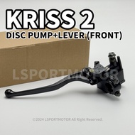 MODENAS KRISS-2 DISC PUMP + LEVER (FRONT) (B-CLASS)KRISS 2 KRISS2 K2 DISC BRAKE PUMP SET DEPAN