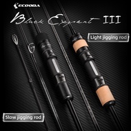 Ecooda BlackExpert Light Jigging Fishing Rod 6'4"|1.93m Fuji SiC Guides Seat 40T Toray Carbon 1.5-Pi