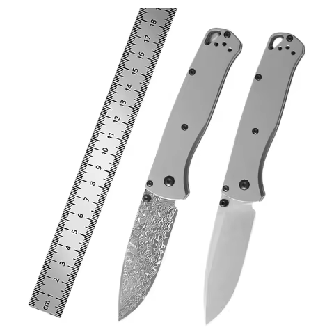 Pocket Titanium Alloy Folding Knife M390/Damascus Steel Knife 535 Outdoor Camping EDC Tool