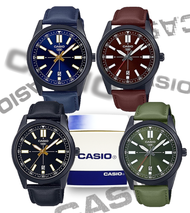 (มีวันที่) Casio Standard นาฬิกาคาสิโอ้ พร้อมกล่อง นาฬิกาข้อมือผู้ชายผู้หญิง คาสิโอ้สายหนัง กันน้ำ แสดงวันที่ RC643