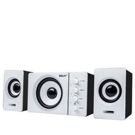 台式電腦音響迷你小低音砲手機筆記本通用2.1組合音箱(黑白)