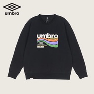 茵宝（Umbro） 秋冬新款特色logo休闲运动简约时尚套头卫衣 UO223AP24285-990力莫黑 L