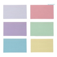 BTM 50 Sheets Colorful Notecards Note Paper 3x5Inch Index Card Wide Lined Study Card