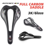 Ritchey (Spot goods) Full Carbon Fiber Mountain Bike Comfortable Widened Saddle Road/MTB Carbon Bicycle Saddle Fold Bike Front Seat