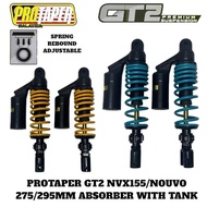 ORIGINAL PROTAPER GT2 NVX 155 NVX155 V1 PREMIUM RACING MONOSHOCK ABSORBER WITH GAS 275MM 295MM PENYE
