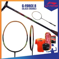BADMINTON RACKET lining G Force 8 ORIGINAL 100% FREE STRING INSTALLATION