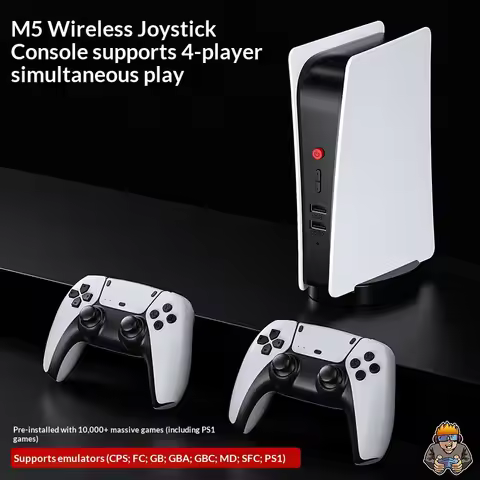 M5 Video Game Console 4k Hd Built In Speaker 9 Emulators Wireless Dual Joysticks Hdmi Tv With 20000 