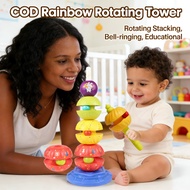 Educational Fun Bell Tower Stacking Toy 1-2-year-old 6-month-old Baby