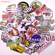38pcs sticker motor lc135 Emblem sticker rossi alphabet sticker stiker motor sticker motor ex5 decal